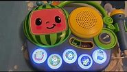 Cocomelon sing along boombox with microphone Toy Review