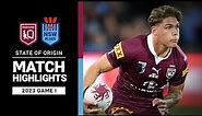 State of Origin 2023 | Queensland Maroons v New South Wales Blues | Match Highlights