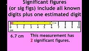 Precision, Accuracy, Measurement, and Significant Figures