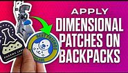 How to Heat Press PVC Patches on a Backpack