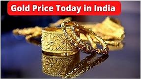 22 Carat Gold Price Today | 10 Grams Gold Rate Today in India