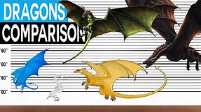 Dragon Size Comparison | Biggest Dragons Ever