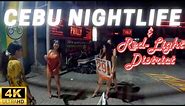 [4K] 🇵🇭 Metro Cebu Nightlife | Nightclubs & Red-Light District | Mango Ave | Cebu City, Philippines