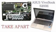 ASUS VivoBook S200e Take Apart and REassemble