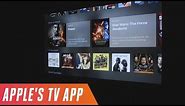 New Apple TV app first look