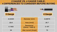 2 Gauge vs. 4 Gauge Battery Cable – Is lower or higher gauge wire better?