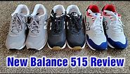 New Balance 515 Shoes Review (3 Different Color Combinations)