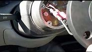 1994 -2003 Chevrolet S10 grant steering wheel horn button installed.