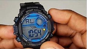 GREAT VALUE | George Sport Watch Chrono Review: A WALMART SPECIAL