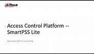 SmartPSS Lite - Access Config