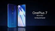 Presenting the OnePlus 7 Mirror Blue