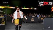 WWE 2k16 - Samoa Joe vs Baron Corbin: NXT Arrival | Future Star DLC Gameplay
