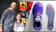 9-Year-Old Fan Designs Steph Curry's New Sneakers for Girls
