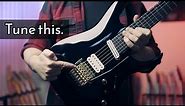 How to Tune an Ibanez/Floyd Rose Floating Tremolo Bridge