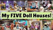 All FIVE of My American Girl Dollhouses (a long-awaited, updated tour)