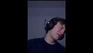 A guy wearing Headphone and cry memes clip. Please subscribe to my channel