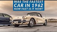 All original NUMBERS MATCHING 1962 Corvette Drag Strip FAST!