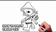 How to Draw Smurf Cat Meme | Step by step easy Tutorial