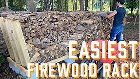 Easiest Firewood Rack