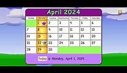 Starfall Calendar April 1, 2024