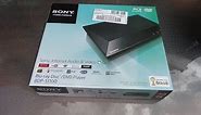Sony BDP-S1100 Blu-ray Media Player Unboxing