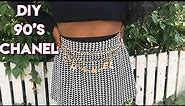 DIY 90’S CLOTHES - CHANEL CHAIN BELT