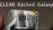 CLEAR back glass for Samsung Galaxy Phones custom DIY