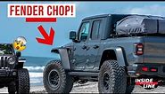How To: Jeep Gladiator Rubicon Fender Chop w/Rugged Ridge LED Lights| Inside Line