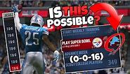 COULD YOU MAKE THE PLAYOFFS IF YOU TIED EVERY GAME?? (0-0-16) Madden 17 Mythbusters