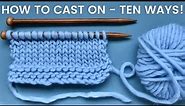 The Essential Guide to Knitting Cast-On Methods (For Beginners)