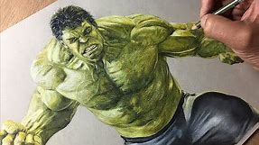 Drawing Hulk - Avengers Timelapse | Artology
