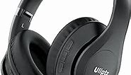 Uliptz Wireless Bluetooth Headphones, 65H Playtime, 6 EQ Sound Modes, HiFi Stereo Over Ear Headphones with Microphone, Foldable Lightweight Bluetooth 5.3 Headphones for Travel/Office/Cellphone/PC