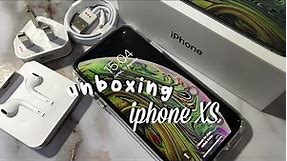 unboxing iphone XS | Space Gray, 256GB
