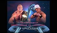 Story of Brock Lesnar vs. John Cena | Backlash 2003