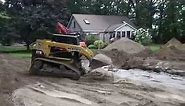 Backfilling Septic System with CAT 277B Skid Steer