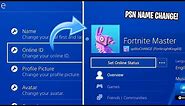 How to CHANGE your PSN NAME on PS4 (EASY METHOD) 2024