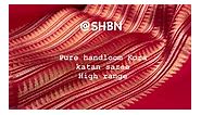 Vermillion Red ❤️ Exclusive Pure Handloom Kora katan banarasi saree 😍 #korasaree #korabanarasi #koraorganzasaree #shbn | SAFE HAVEN by Nicoshia : SHBN