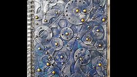 Easy To Make Steampunk Art Journal cover