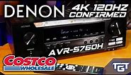 JUST RELEASED at Costco | Denon AVR-S760H Budget 4K 120Hz HDMI 2.1 ATMOS Receiver | TESTED WITH PS5!