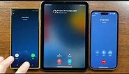 Samsung Galaxy S23 Ultra vs Apple iPhone 14 ProMax Telegram App Outgoing Calls to iPad Mini 6 2021