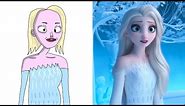Elsa Funny Drawing Meme | Frozen 2 | Funny Drawing
