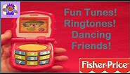 2006 Fisher Price Brilliant Basics Friendly Flip cell phone learning toy