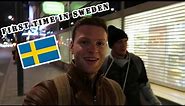 Two Americans first time in Sweden