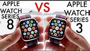 Apple Watch Series 8 Vs Apple Watch Series 3! (Comparison) (Review)