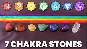 Chakra Stones Meanings | 7 Chakras Crystals Chart