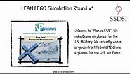 LEAN LEGO Airplane Simulation Round #1 - The UN-LEAN process