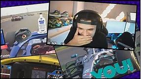 Watching funny clips with Lando Norris