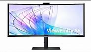 SAMSUNG 34” ViewFinity S65VC Series Ultrawide QHD Curved Monitor: The Perfect Monitor for Business