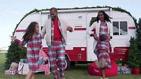 Lands’ End flannel holiday pajamas for the whole family