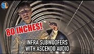 Getting Clean Bass | 80" Inch INFRASONIC Subwoofers with Ascendo Audio